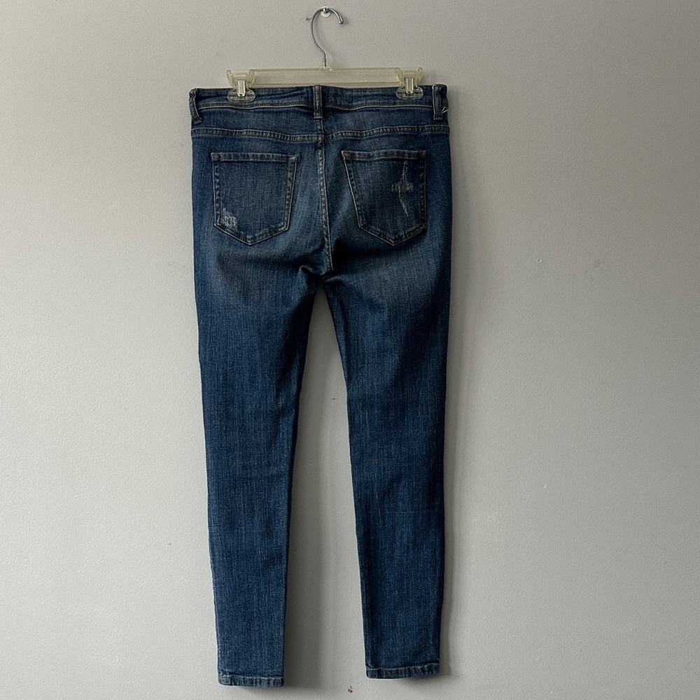 Distressed Blue Jeans - Picture 4 of 5